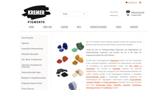 Desktop Screenshot of kremer-pigmente.com